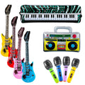 PVC Inflatable Rock Star Toy Party Props for 80's 90's Rock and Roll Party Favors Supplies Customized Size & Logo