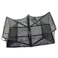 High Quality Lobster Trap Strong Folding Square Crab Cage Plastic Coated Fishing Cage Outdoor Shrimp Pot