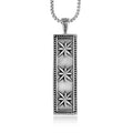 Polaris North Star Flower Stainless Steel Fine Pendant & Charm for Men Creative Gift for Boyfriend Biker Simple Trendy Design