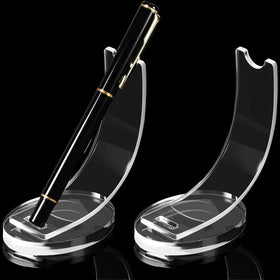 Acrylic Electronic Pen Holder Pencil Display Holder Fountain Pen Ballpoint Pen Display Rack for Home School