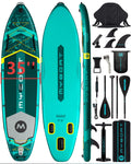 Factory Direct Sale Surfboard 35'' Ultra Wide Drop Stitch Material SUP Board Inflatable Stand up Paddle Board for Ocean Waters