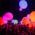 Advertising Popular Inflatable Reflective Ball Inflatable LED Balloon for Events Decoration Custom Logo Available