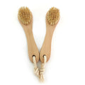Wooden Face Cleansing Brush for Facial Exfoliation Natural Bristles Brush for Dry Brushing
