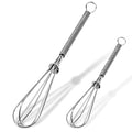 Chufei 5 7 8 10 Inches Colorful Silver Gold Rose Black 100% Stainless Steel Wire Manual Mini Egg Whisk Beater