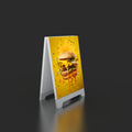 A-NEW Factory SEG Poster Outdoor Floor Stand Advertising LED Poster Aluminum Frame Heat-Transfer Printing