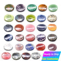 Wholesale High Quality Office Decompress Semi-precious Stones Crafts Thumb Seven Chakra Gifts Natural Crystal Healing Stones