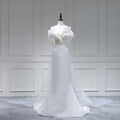 Jancember RL237 Off Shoulder Simple Elegant Beautiful Wedding Gowns Dresses