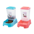 Wholesale Pet Food Storage Dog Feeder Dry Food Automatic Output Food Tool Water Drinking Cup Bowl Dispenser