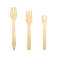 Disposable Wooden Cutlery Fork 165 160 140 Tableware Compostable Cutlery