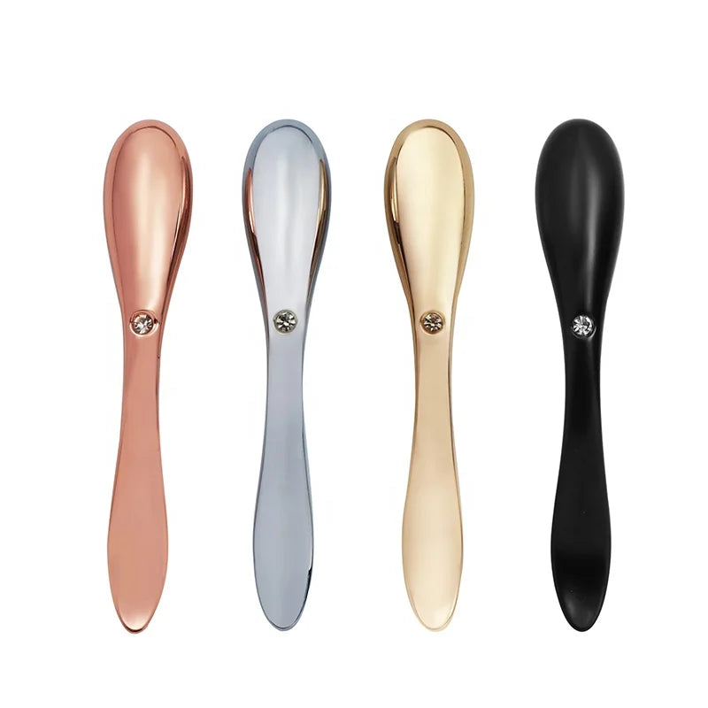 S-shaped Metal Beauty Spoon Skin Massage Eye Cream Stick for Facial Makeup Tools