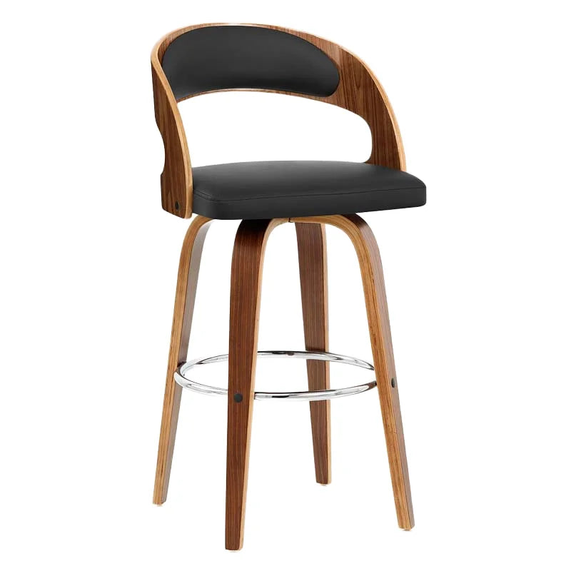 Nordic Solid Wood bar Stools bar Backrest High Stools bar High Stools for Home Use