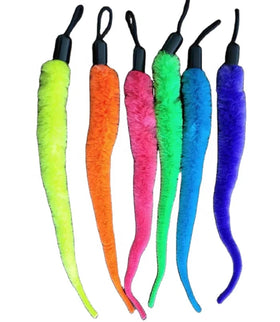 China Factory Eco-Friendly Cat Chew Toy Colorful Retractable Plush Worm Teaser Stick Funny Magical Cute Interactive Toy