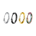 Stainless Steel 18k Gold Plated 1.6/2/2.5mm Custom Women Men Wholesale Piercing Thin Circle Anti-Allergi Small Hoop Earrings