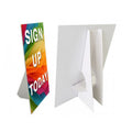 Custom Tabletop Easel Signs Counter Cards Full Color Printing