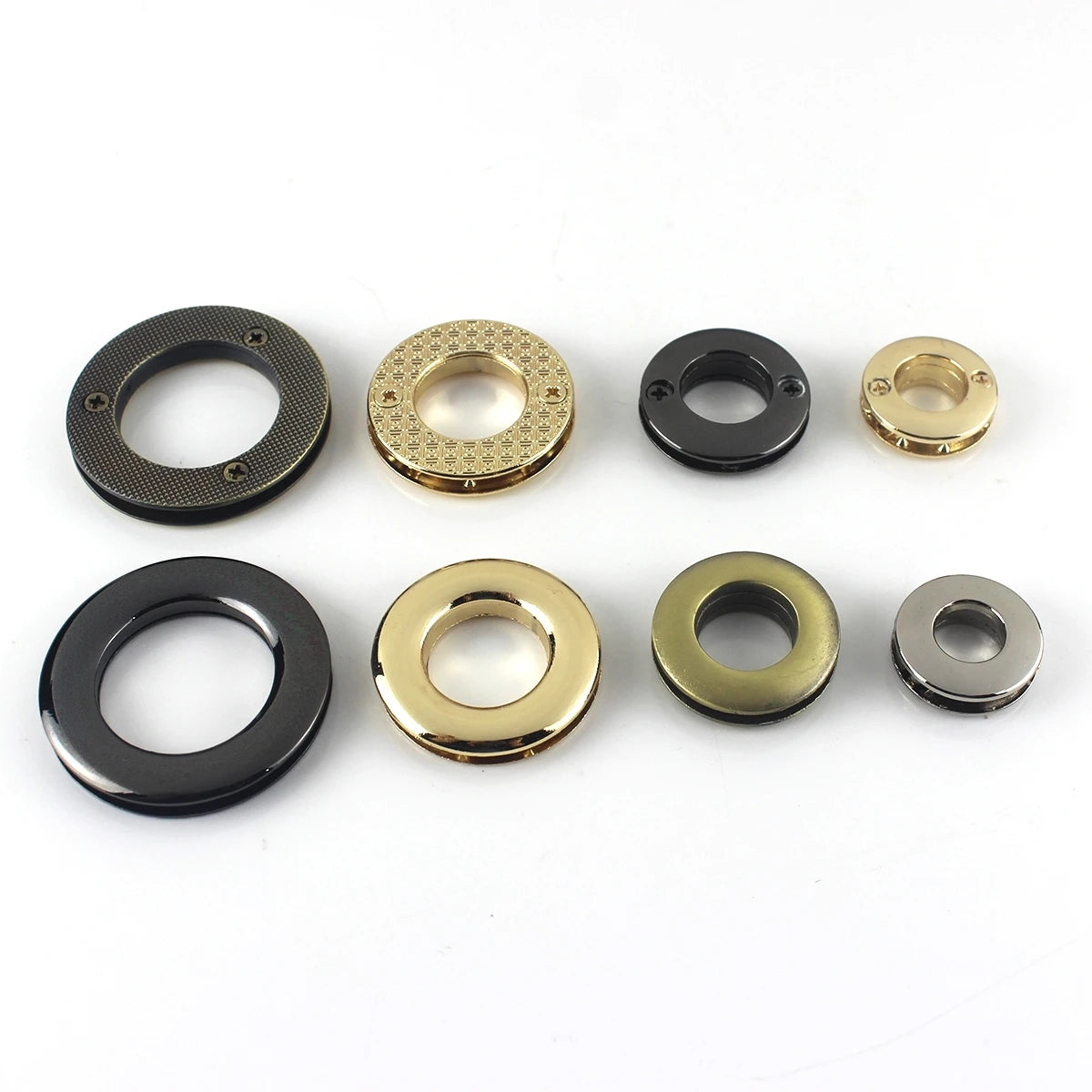 Alloy Screw Back Eyelets with Washer Grommets Leather Craft Accessory for Bag Garment Shoe Clothes Jeans Decoration