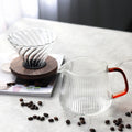 New Arrivals Hot Sale Chefshere Eco-Friendly Borosilicate Glass Barista Coffee Tools Accessories Pour Dripper Coffee Tea Tools