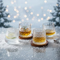Wholesale Creative 250ml Glass Whisky Tumbler Rotating Whiskey Glass Cup Glasses for Spinning Whiskey Shot Glass