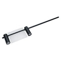 Modern Single-Rod Hanging Bathroom Towel Rack Stainless Steel Adjustable Design Sleek Metal Accessories