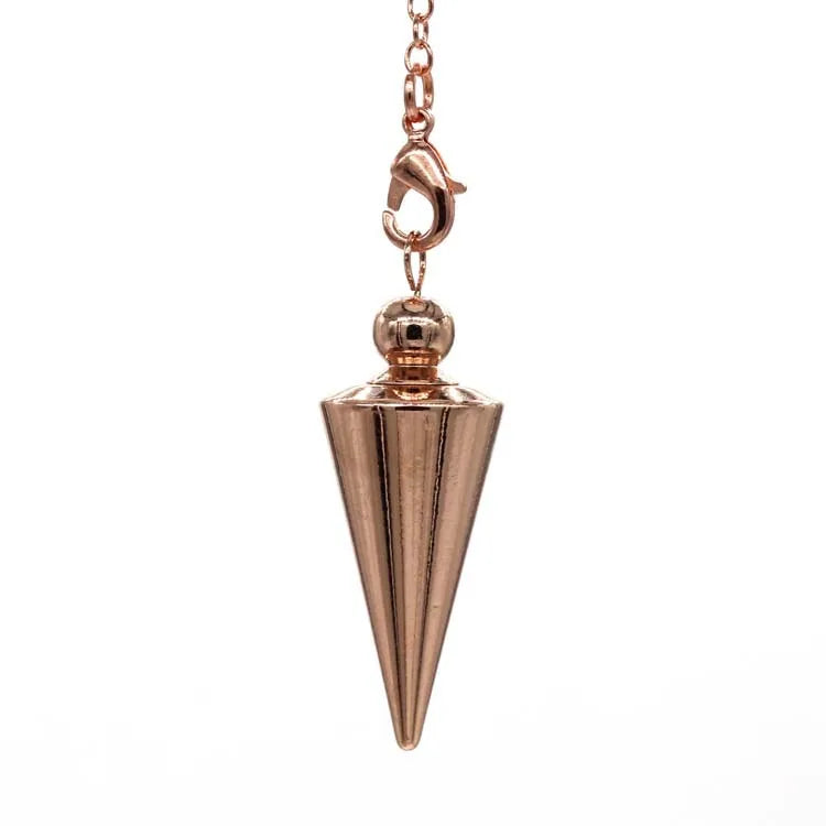 Crystal Crafts DIY Good Design retro punk cone Pendulum Korean alloy fashion necklace for wedding gifts