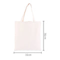 Storage Bags Sublimation Canvas Tote Storage Bags for Advertising Shopping Travel Sport