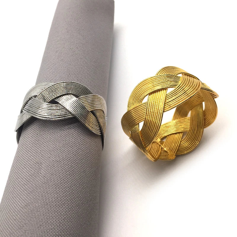 Metal Napkin Holder Ring for Wedding Table Decoration Accessories Napkin Ring