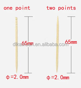Toothpick Chinese Wholesale Eco-friendly Natural Birch Wood Toothpick and Bamboo Material