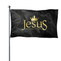 3x5FT Polyester Cheap Price Jesus Flags With Two Grommets for Decoration