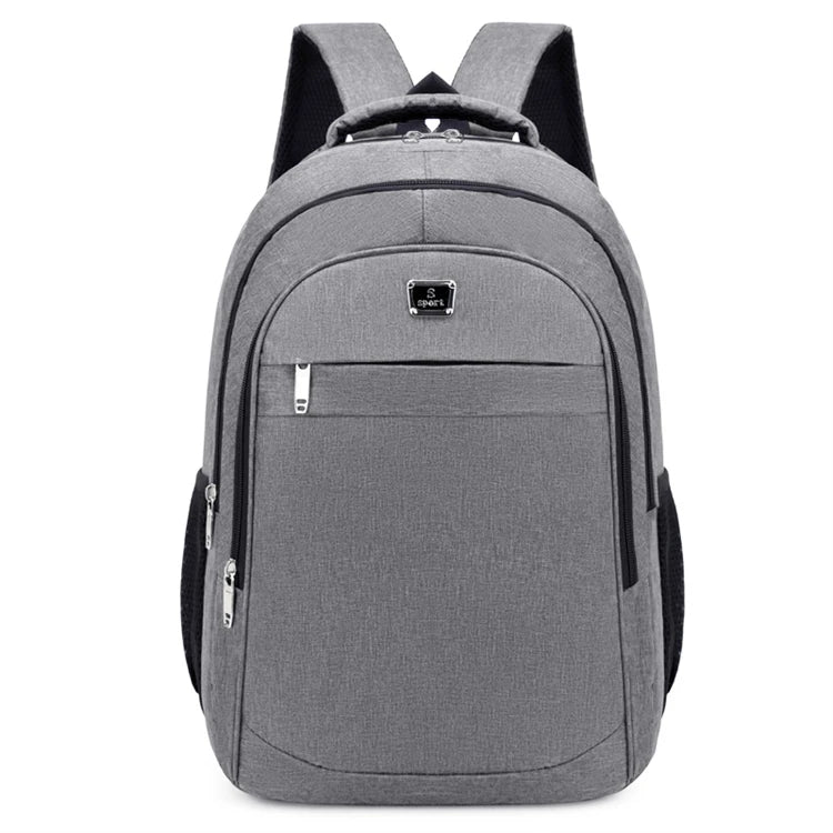 Large Capacity Nylon Waterproof Women's Backpack with Custom Logo Business Style Zipper Closure Polyester Lining Letter Pattern