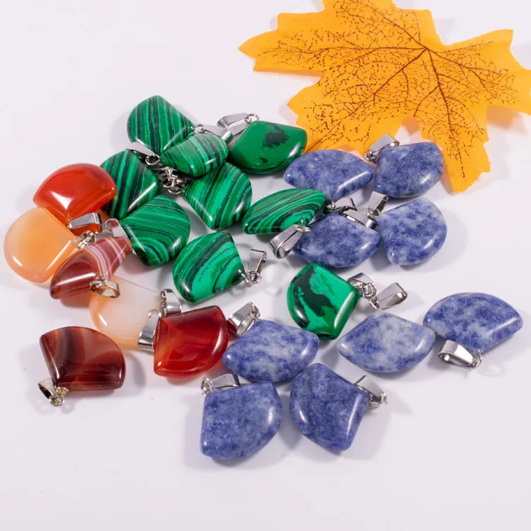 Huiying Beautiful gem crystal jewelry necklace gemstone healing crystal stones pendant custom chain jewelry