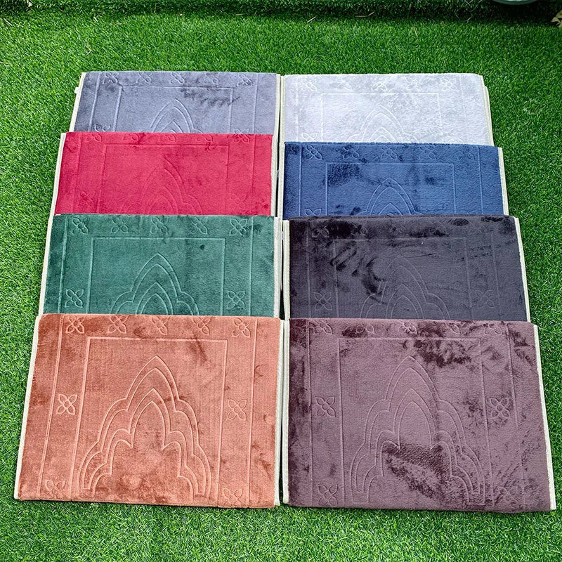 Nicro Factory Wholesale Foldable Prayer Mat Comfort Thick Praying Padded Ramadan Decoration Eid Mubarak Travel Prayer Rug