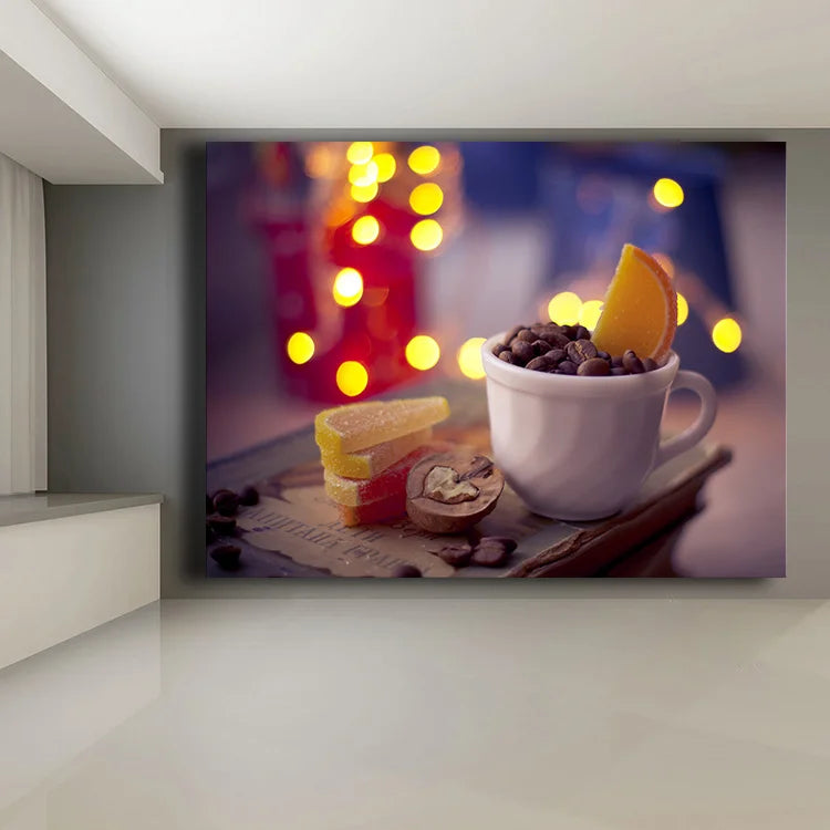 Ever Moment Diamond Painting Coffee Full Square Resin Drill Art Decoration Paint By Diamond Wall Art Decoration Mosaic 3F2548