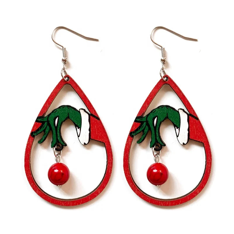 Fashionable and Creative Classic Splicing Retro Popular Earrings Acrylic Fine Jewelry Earrings