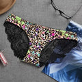 Fashion Soft S~XXL Printing Plus Size Seamless Ladies Briefs Women Ice Silk Seamless Panties for Wholesale