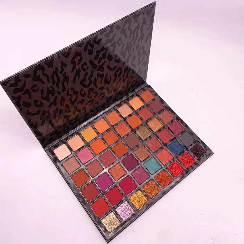 Private Label 48-Color Eyeshadow Blush Palette Vegan High Pigment Waterproof Cruelty-Free Easy Apply Best Quality for Eye Makeup