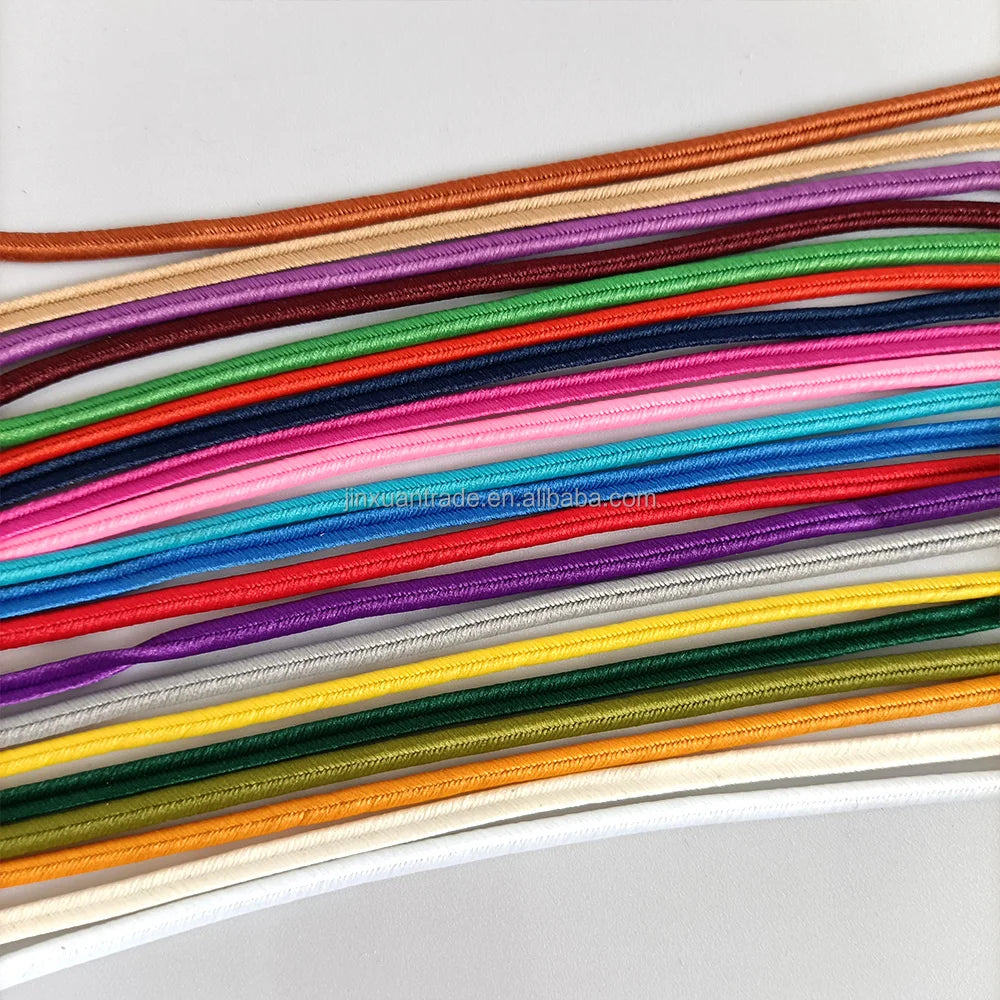 Wholesale Soutache Colorful 3mm Polyester Braided Soutache Cord for Jewelry Earring