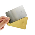 NFC Chip Hidden Invisible Metal Business RFID Card Blank Gold/Black/Silver PVC Metal Business Nft216 NFC Digital Business Card