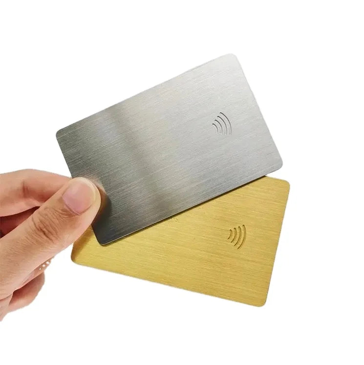 NFC Chip Hidden Invisible Metal Business RFID Card Blank Gold/Black/Silver PVC Metal Business Nft216 NFC Digital Business Card