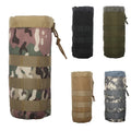 Outdoor Travel Camping Hiking Cycling Fishing Hunting Water Bottle Kettle Carrier Tactical Molle Water Bottle Bag Pouch Holder