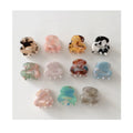 Hot Sale Girls Mini Korean Acetate Hair Claw 2.6-cm Cute Colorful Hair Clips Accessories for Woman