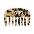 MiDairy Custom logo 2000+ Color Cellulose Acetate Hair Comb Creative Simplicity Hairdressing  Pocket Travel Wide Tooth Comb