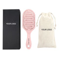 Eco-Friendly Fluffy Air Cushion Massage Home Hair Brush Long Hair Styling Artifact Comb Plastic Handle Big Bend Water Resistant
