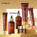 OEM ODM Private Label ZHIDUO Deep Nourishing Hydrating Moisturizing Anti Acne Whitening Skin Care Set Facial Kit