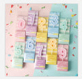 Wholesale Birthday Number Candles-Creative Color 0-9 Design Paraffin Wax Handmade for Birthday Christmas & Wedding Decor