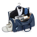 PU Leather Waterproof Garment Duffel Bag Custom Logo Suit Travel Bags Men Carry on Garment Bag With Shoe Compartment