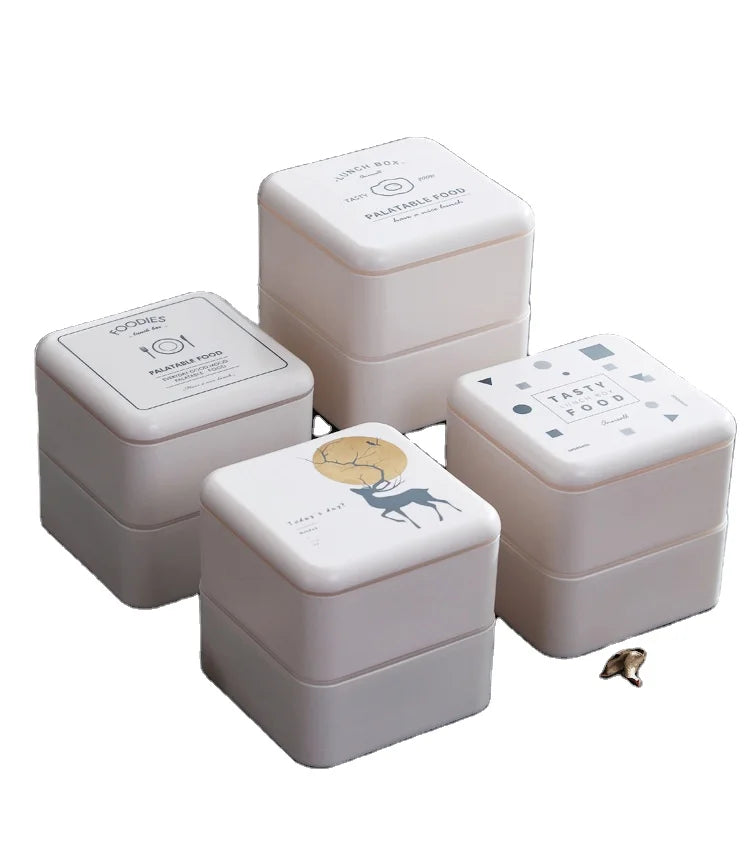 Best Selling Durable Plastic Microwave Safe Lunch Box Various Promotional Designs for Meals
