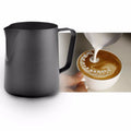Hot Selling Stainless Steel Milk Frothing Jug Coffee Latte Espresso Coating Non-stick Pitcher Black