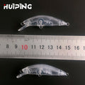 Unpainted 50mm 6g Artificial Bait Hard Baits Slow Sinking Pesca Minnow Trout Fishing Lures Minnow Fishing Bait
