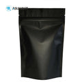 Matte Black Aluminum Foil Doypack Mylar Storage Food Stand up Zipper Bag Black Mylar Bags 3.5g Mylar Smell Proof Plastic Bag