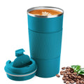 Trending New Portable Milk Tea Mug for Travel Coffee Cup Insulate Water Thermal Bottle Stainless Steel Vacuum Flasks Thermoses