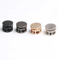 Black Silver Gunmetal Metal Buckle Elastic Adjustment Rope Buckle String Spring Buckle Cord Lock Stopper for Clothes